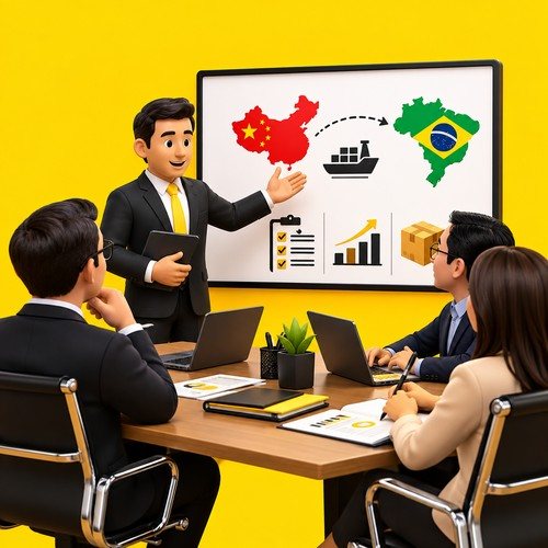 Reunião de diagnóstico com apresentação de gráficos