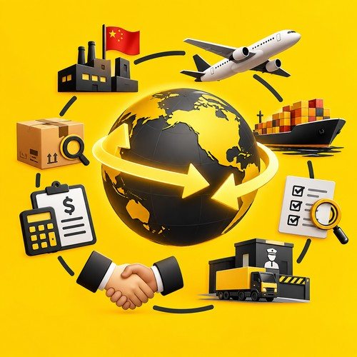Globo com rotas de transporte aéreo e marítimo